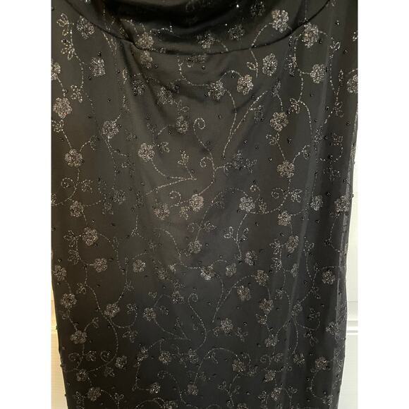 Y2K Rampage Clothing Company Dress Black Large Made in USA Cowl Neck StyleHW27K6 - Picture 5 of 12